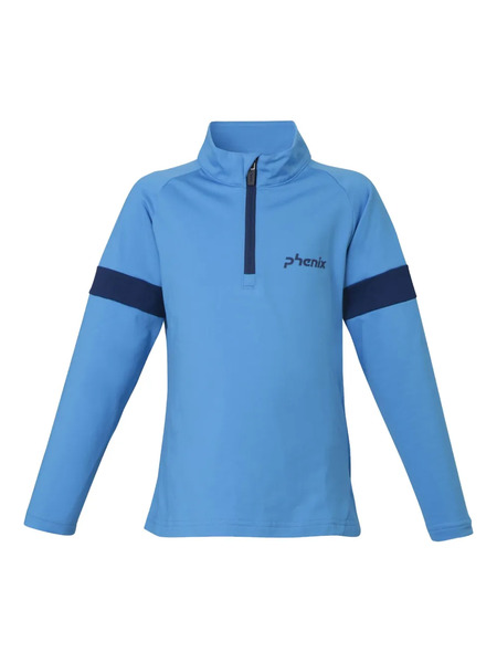  Phenix Kids Half-zip Long-sleeve Top - Blue 