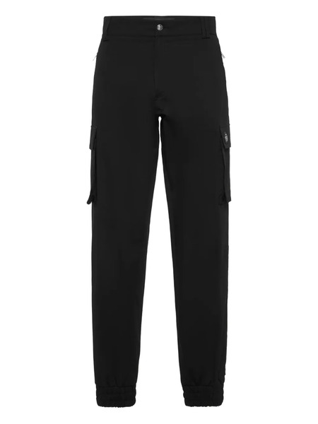  Philipp Plein Basic Cargo Joggers - Black 