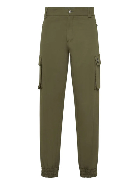  Philipp Plein Basic Cargo Joggers - Green 