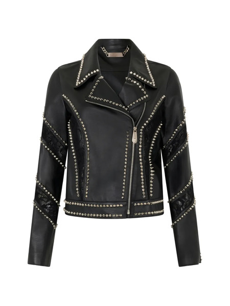  Philipp Plein Biker Jacket - Black 