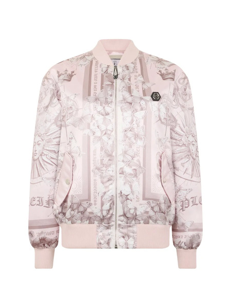  Philipp Plein Bomber Jacket - Pink 