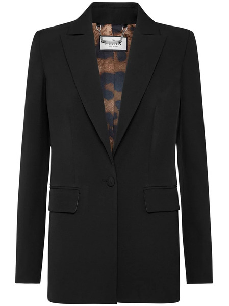  Philipp Plein Cady Boxy Single-breasted Blazer - Black 