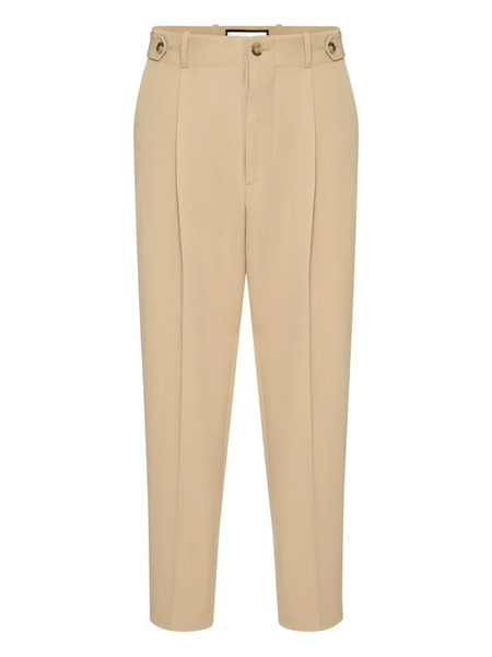  Philipp Plein Classic Fit Tapered Trousers - Neutrals 