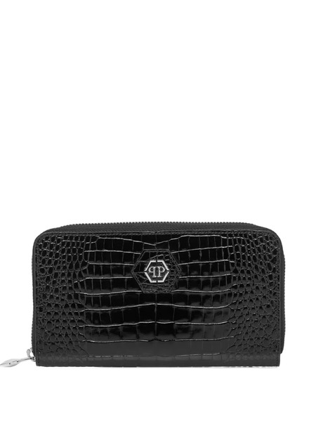  Philipp Plein Cocco Wallet - Black 