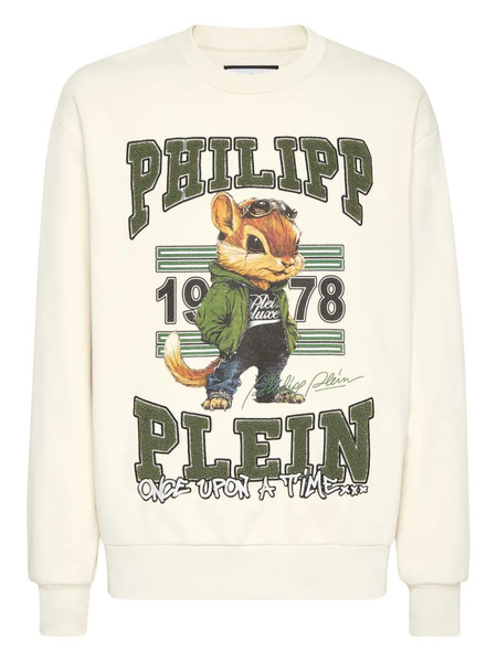  Philipp Plein Crew-neck Sweatshirt - Neutrals 