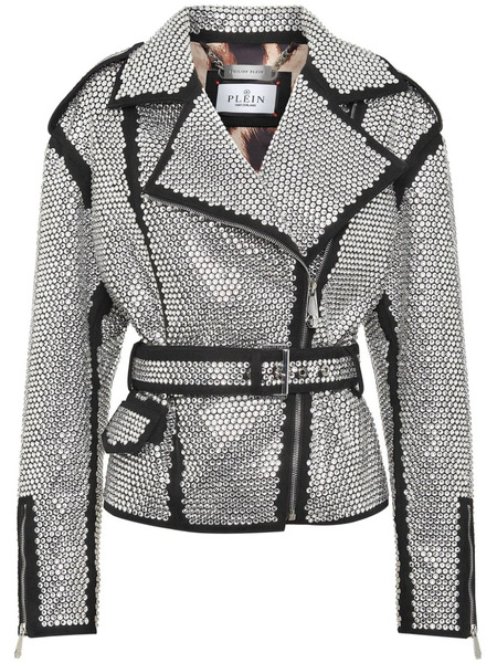  Philipp Plein Crystal-embellished Jacket - Black 