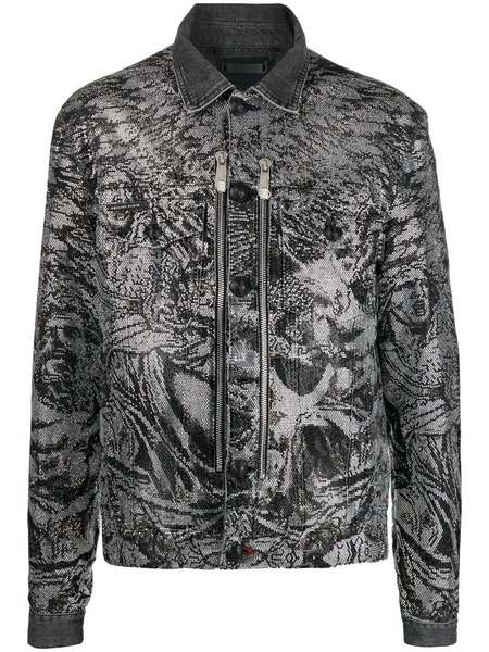  Philipp Plein Crystal-embellished Jacket - Grey 