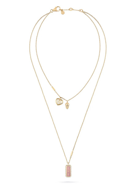  Philipp Plein Crystal-embellished Necklace - Gold 