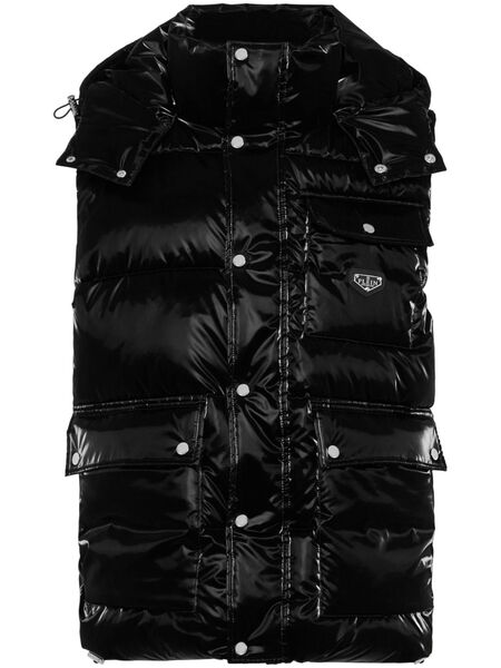  Philipp Plein Down Gilet - Black 