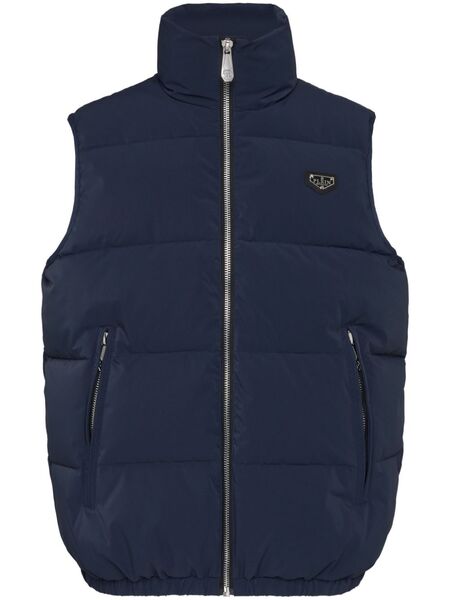  Philipp Plein Down Gilet - Blue 
