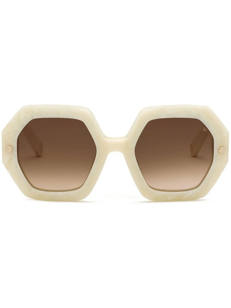  Philipp Plein Eyewear Butterfly Plein First Lady Sunglasses - Neutrals 