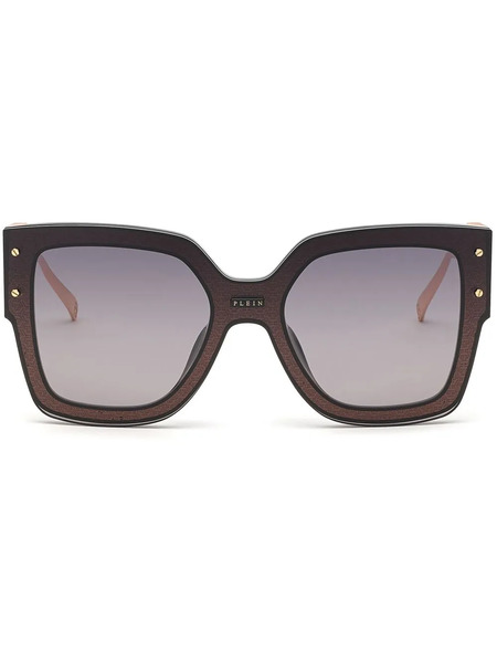  Philipp Plein Eyewear Oversized Frame Sunglasses - Black 