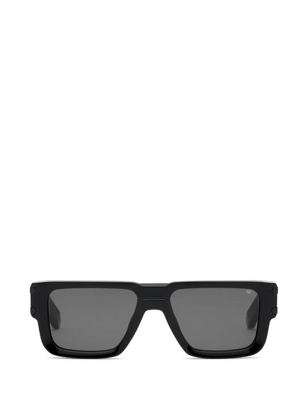  Philipp Plein Eyewear Plein Eagle Rectangular-frame Sunglasses - Black 