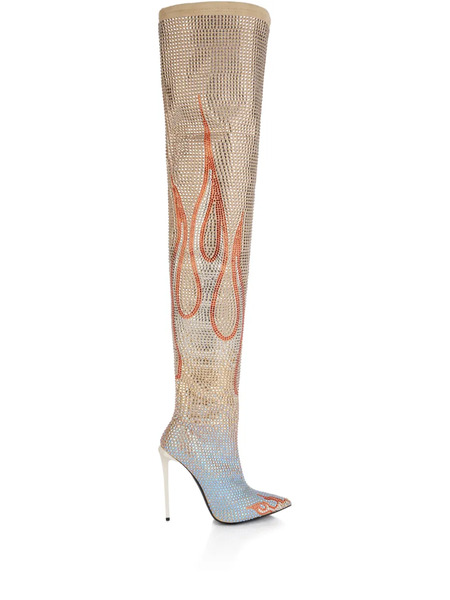  Philipp Plein Flame-design Boots - Neutrals 