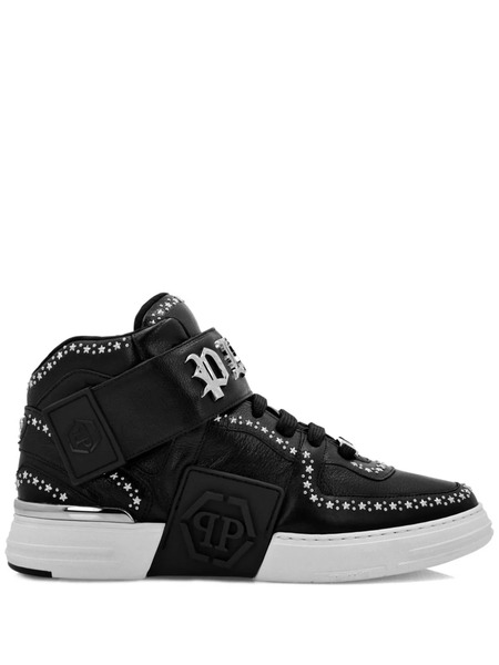  Philipp Plein Gothic Plein Mid-top Sneakers - Black 