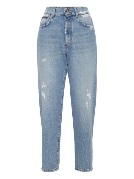  Philipp Plein Hexagon-logo Jeans - Blue 