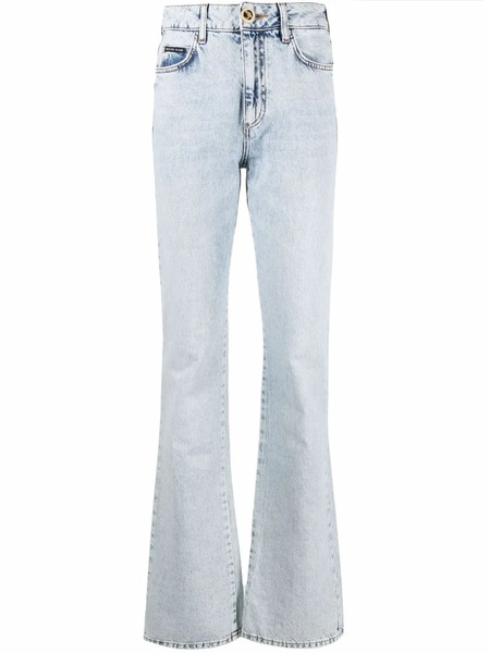  Philipp Plein High-waisted Flared Jeans - Blue 