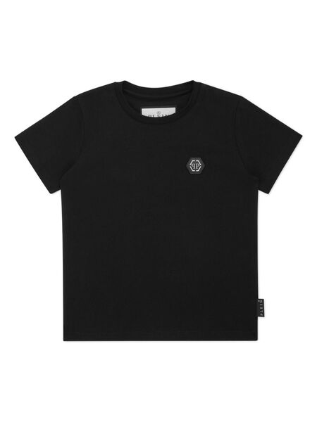  Philipp Plein Junior Gothic Plein T-shirt - Black 