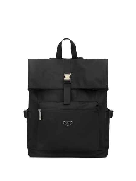  Philipp Plein Logo-plaque Backpack - Black 