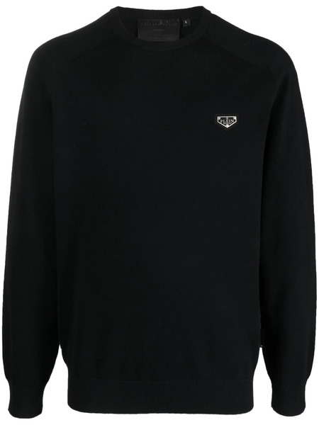  Philipp Plein Logo-plaque Jumper - Black 