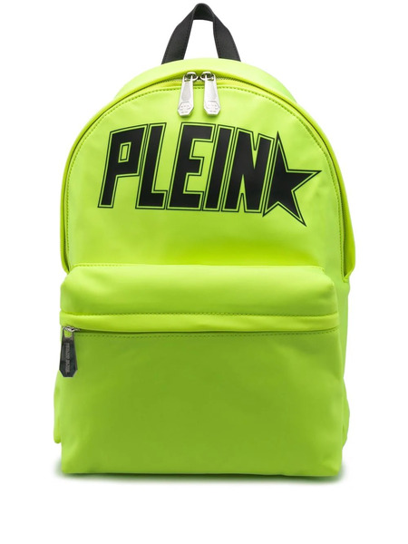  Philipp Plein Logo-print Backpack - Yellow 