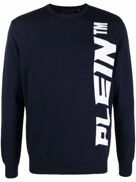  Philipp Plein Logo-print Sweater - Blue 