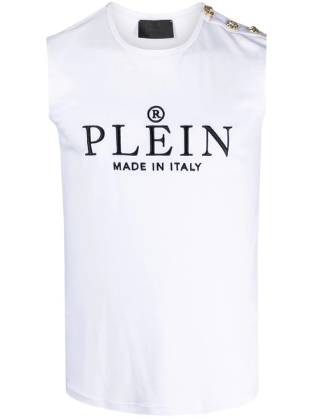 Philipp Plein Logo-print Tank Top - White 