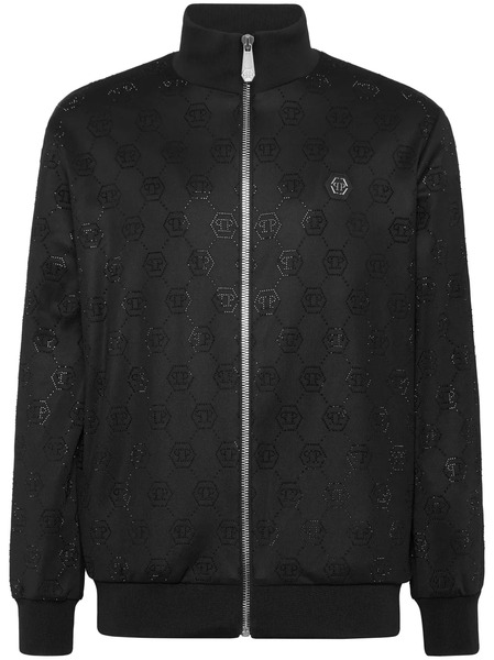  Philipp Plein Monogram-embellished Jacket - Black 