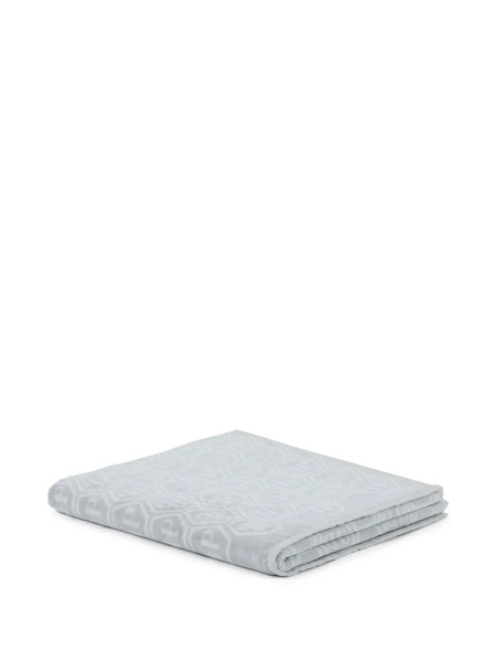  Philipp Plein Monogram-pattern Bath Towel - Grey 