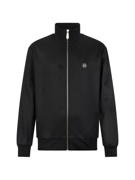  Philipp Plein Monogram-pattern Sport Jacket - Black 