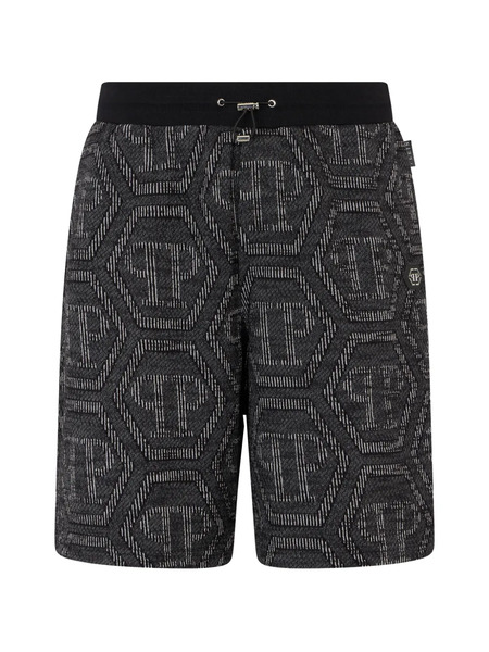  Philipp Plein Monogram Shorts - Black 