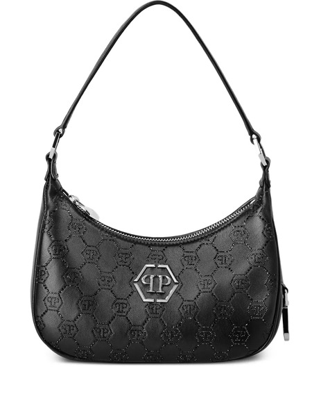  Philipp Plein Monogram Shoulder Bag - Black 
