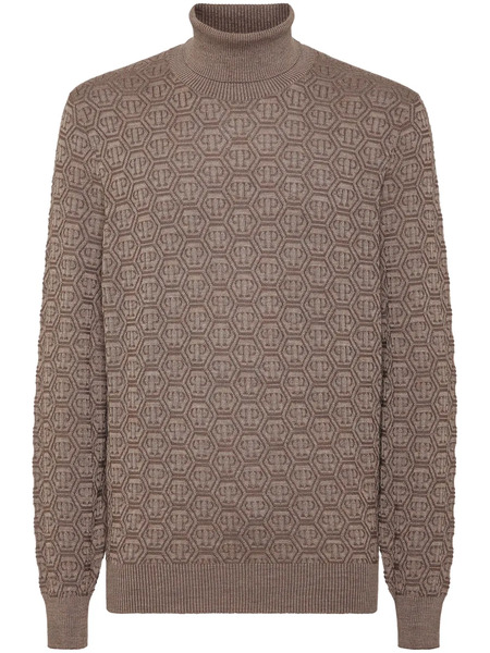  Philipp Plein Monogram Sweatshirt - Neutrals 