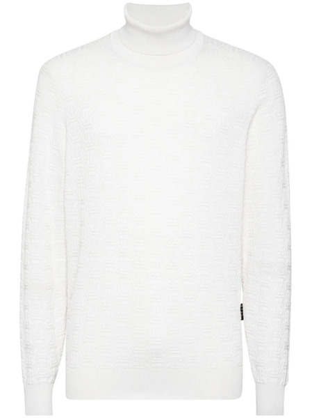  Philipp Plein Monogram Sweatshirt - White 
