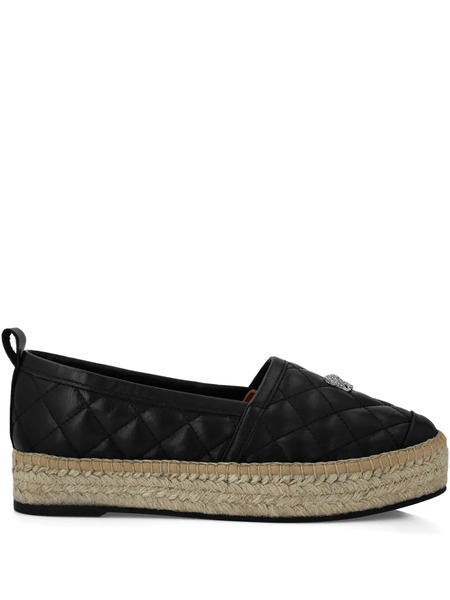  Philipp Plein Quilted Espadrilles - Black 