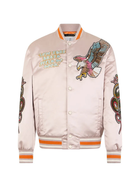  Philipp Plein Satin Bomber Jacket - Neutrals 