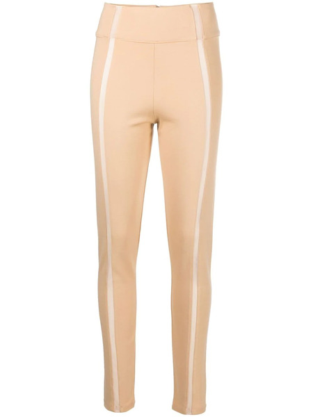  Philipp Plein Sheer-panel Leggings - Neutrals 
