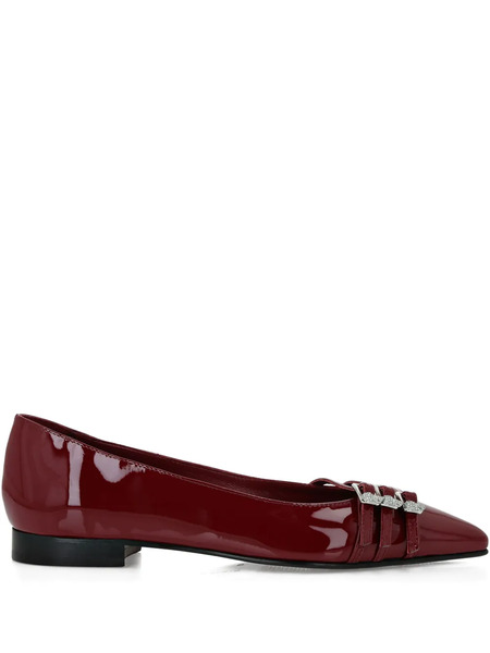  Philipp Plein Skull-embellished Ballet Flats - Red 