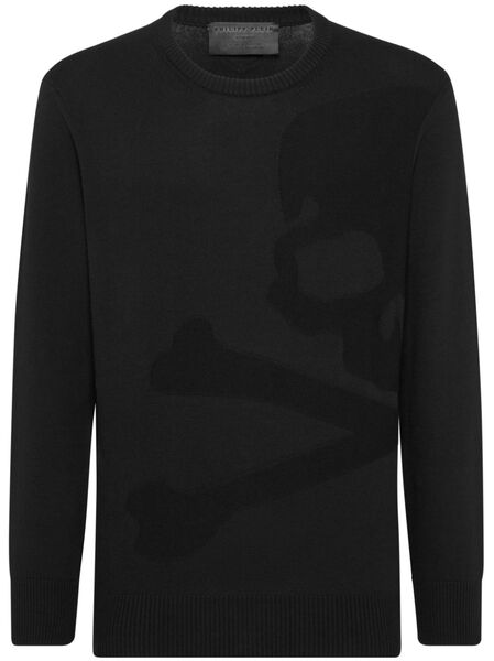  Philipp Plein Skull&bones Sweater - Black 