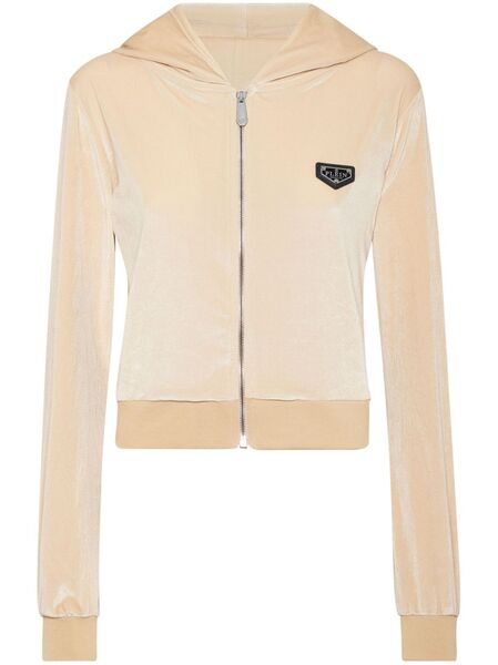  Philipp Plein Strass Skull Hoodie - Neutrals 