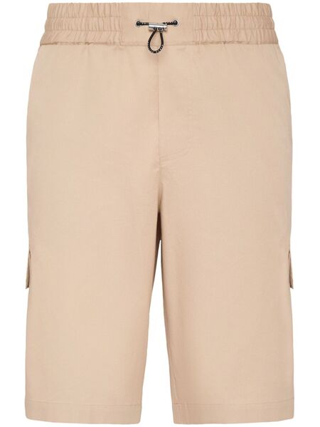  Philipp Plein Toggle-fastened Cargo Shorts - Neutrals 