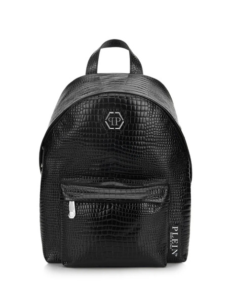  Philipp Plein Top-handle Leather Backpack - Black 