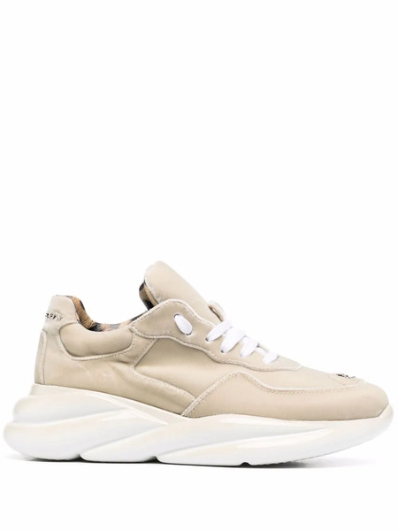  Philipp Plein Velvet Runner Low-top Sneakers - Neutrals 