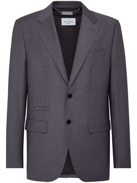  Philipp Plein Wool Blazer - Grey 