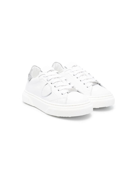  Philippe Model Kids Low-top Leather Sneakers - White 