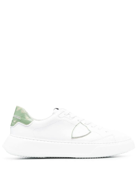  Philippe Model Paris Logo-patch Low-top Sneakers - White 