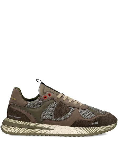  Philippe Model Paris Mesh-panelled Running Sneakers - Brown 