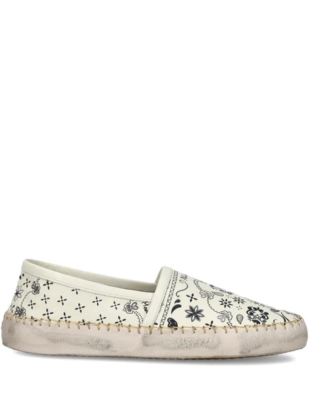  Philippe Model Paris Paisley-print Espadrilles - Neutrals 