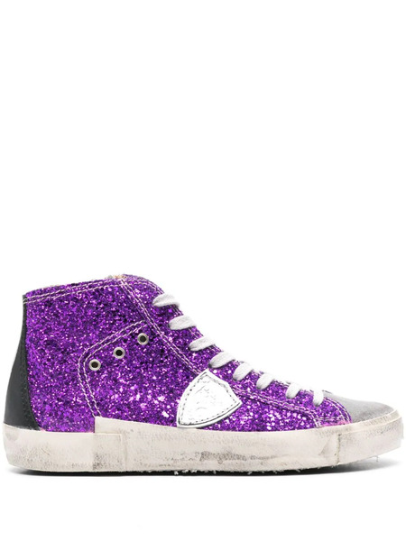  Philippe Model Paris Prsx High Sneakers - Purple 
