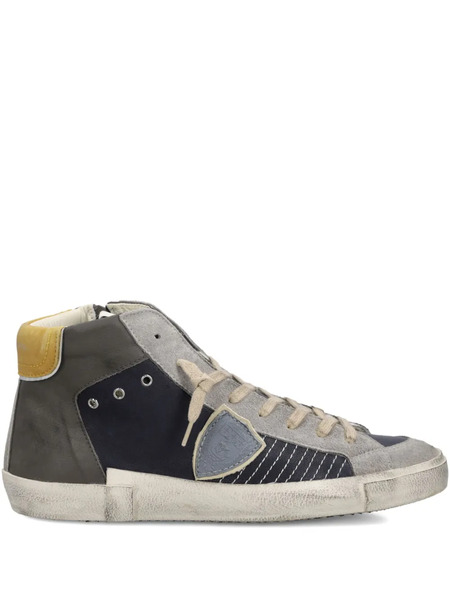  Philippe Model Paris Prsx Panelled High-top Sneakers - Grey 